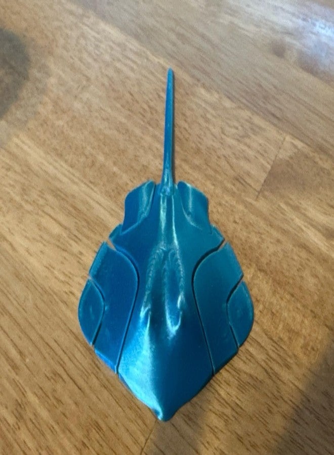 Beoals Articulated Manta Ray Toy Model - Flexible Ocean Animal Figure - 3D Printed Sea Creature Toy for Kids & Adults - Realistic Underwater Marine Life Educational Toy - Image 4